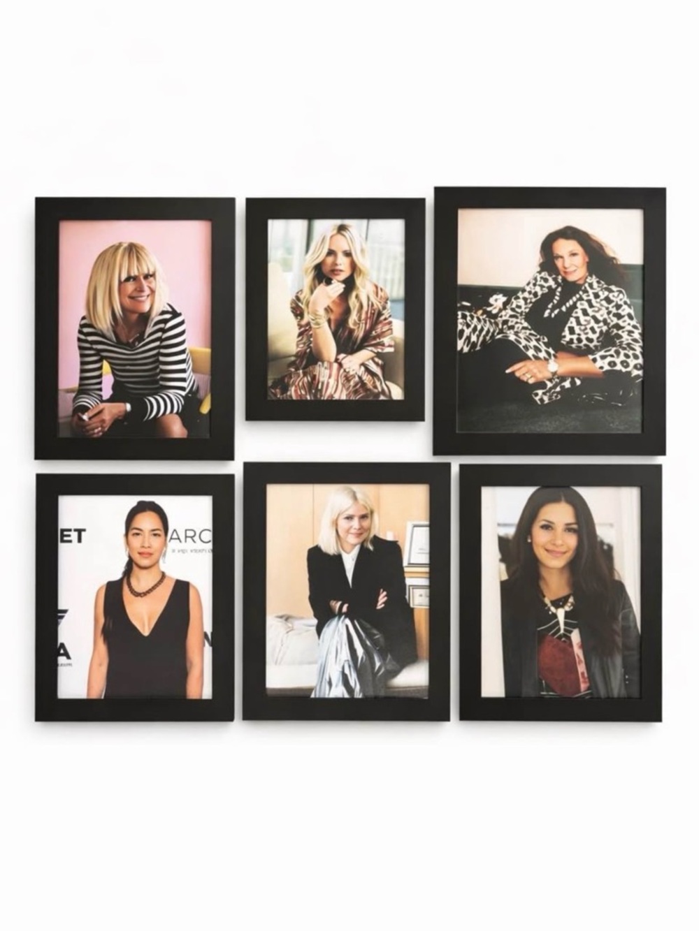 Iconic Fashion Designers Framed Art